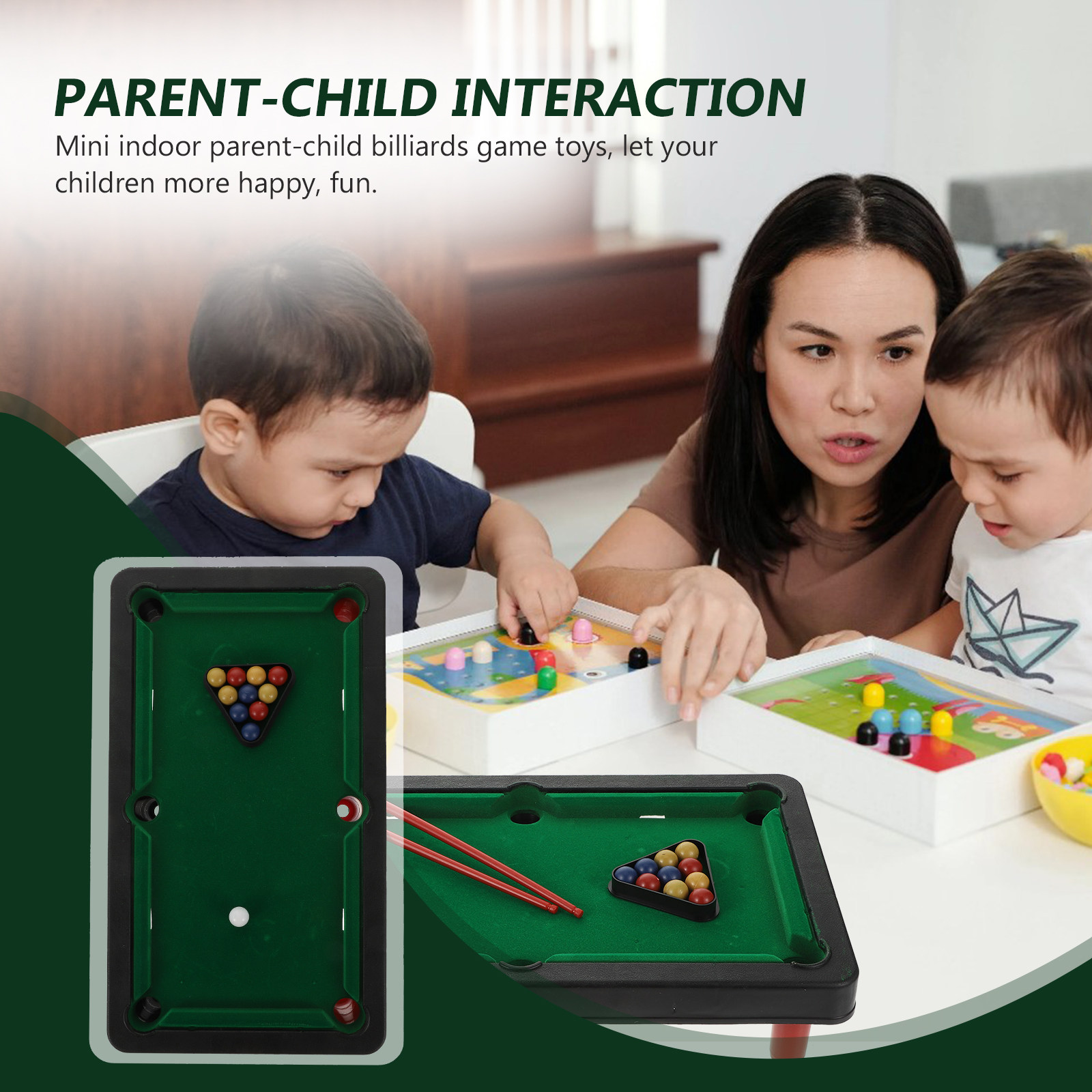 Game Educational For Kids Free - 1 zestaw mini bilardu stołowego –