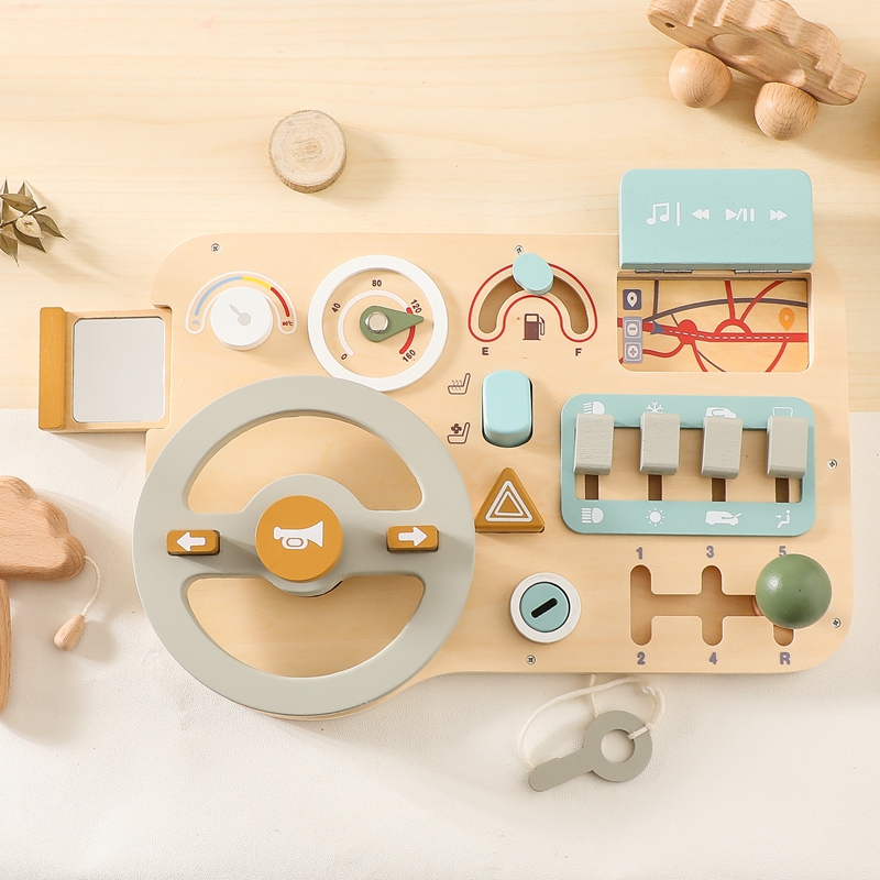 Kids Educational Box - Zabawki Montessori dla dzieci, tablica manipulacyjna