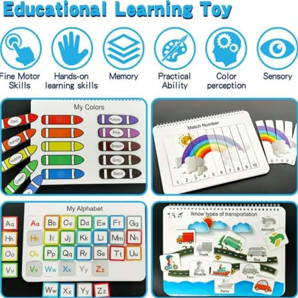 Learning Workbook Preschool - Dla małych dzieci Moja książka dla