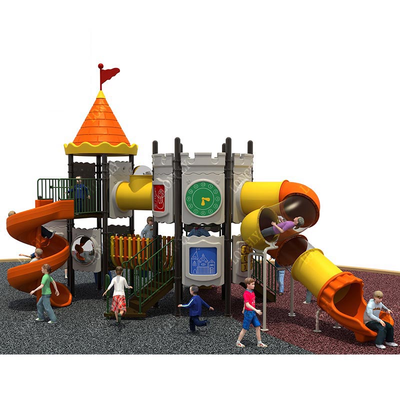 Kids Education Park - Zjeżdżalnia dla dzieci w stylu zamku