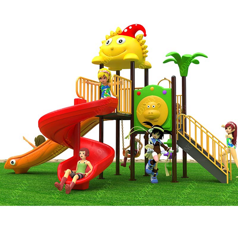 Kids Education Park - Profesjonalna plastikowa zjeżdżalnia 450x270x280cm dla dzieci,