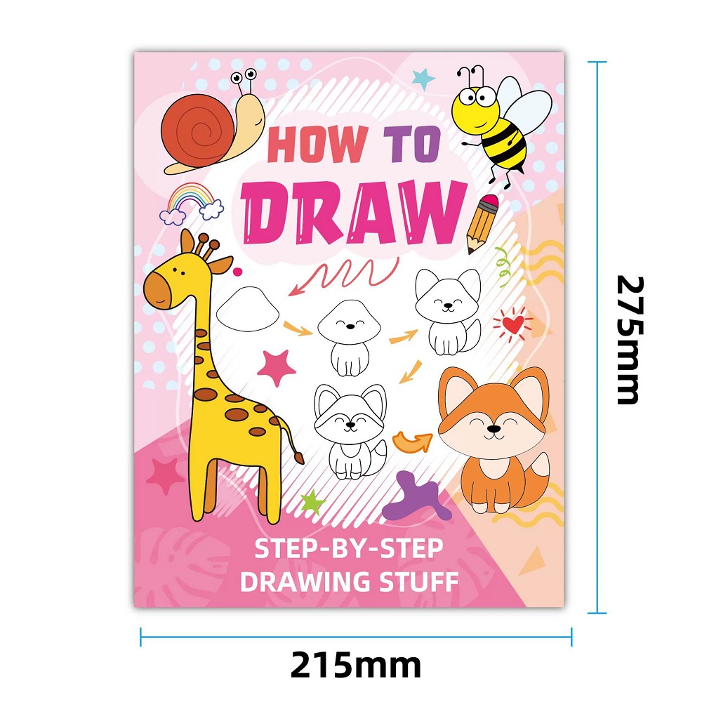 Kids Education Drawing - Książka do rysowania zwierząt dla dzieci,
