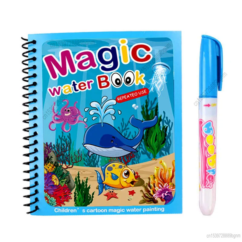 Kids Education Drawing - Cartoon magiczny obraz wodny kolorowanka z