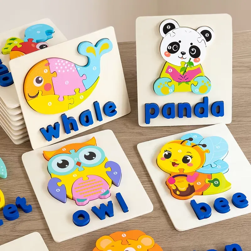 Game Educational For Kids Free - 3D Puzzle Zwierzęta, Alfabet, Układanka, Gra