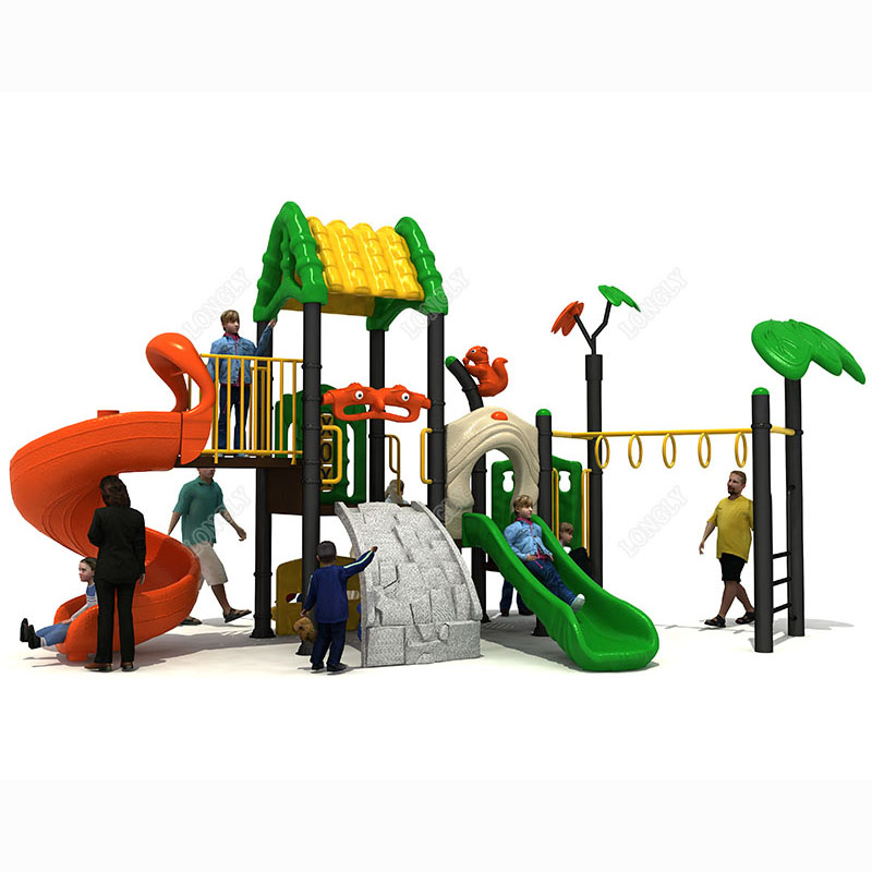 Kids Education Park - Najnowszy projekt plastikowej zjeżdżalni na zewnątrz