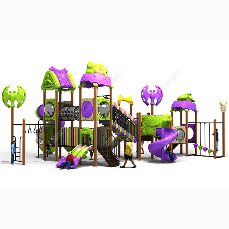 Kids Education Park - Najnowsza plastikowa zjeżdżalnia na zewnątrz dla
