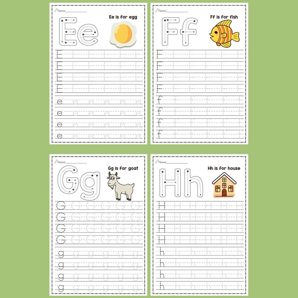 Learning Workbook Preschool - 26 Liter Montessori Pomoce Edukacyjne do