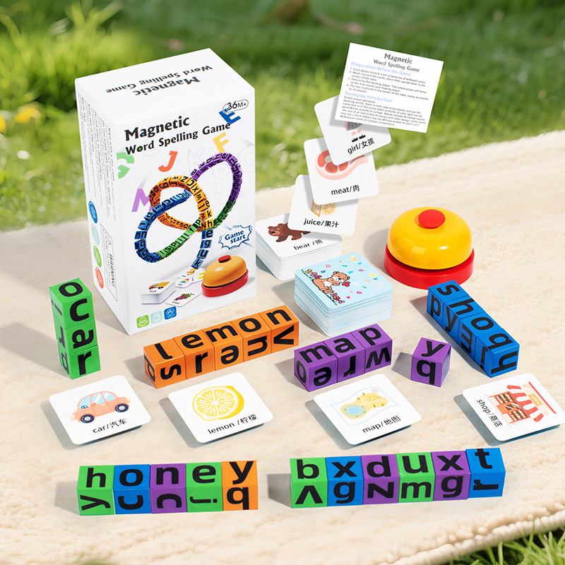 Game Educational For Kids Free - Magnetyczna kostka słowna dla dzieci, gra