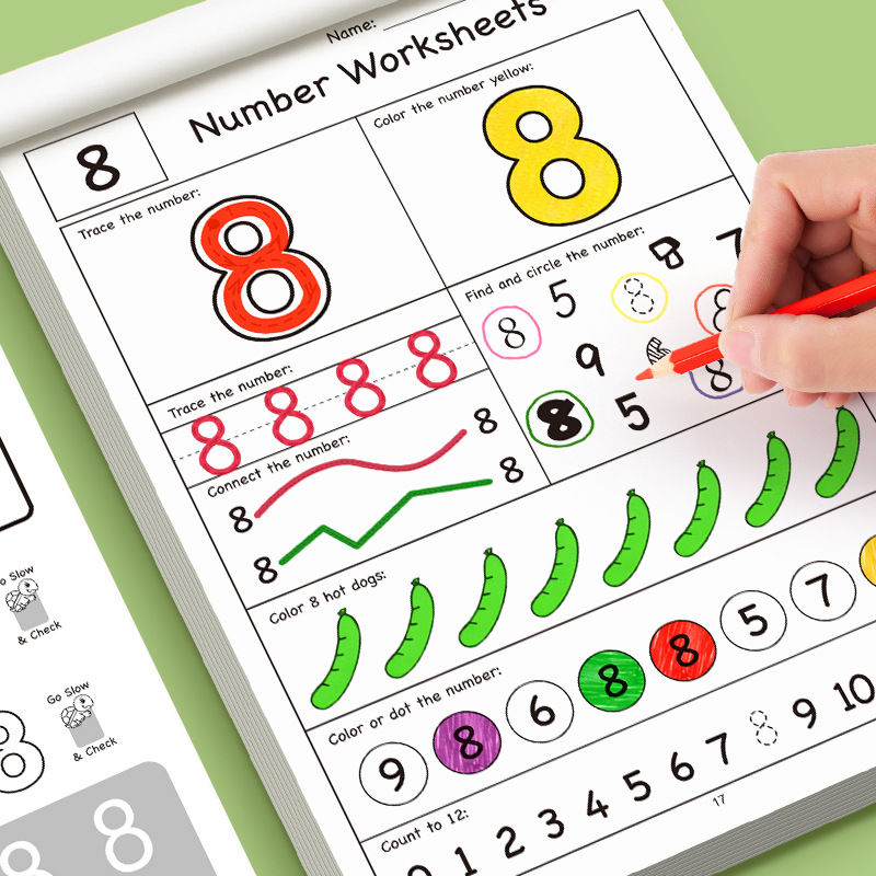 32-stronicowy ilustrowany zesz – Learning Workbook Preschool recenzja i cena