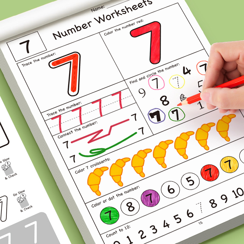 32-stronicowy ilustrowany zesz – Learning Workbook Preschool recenzja i cena