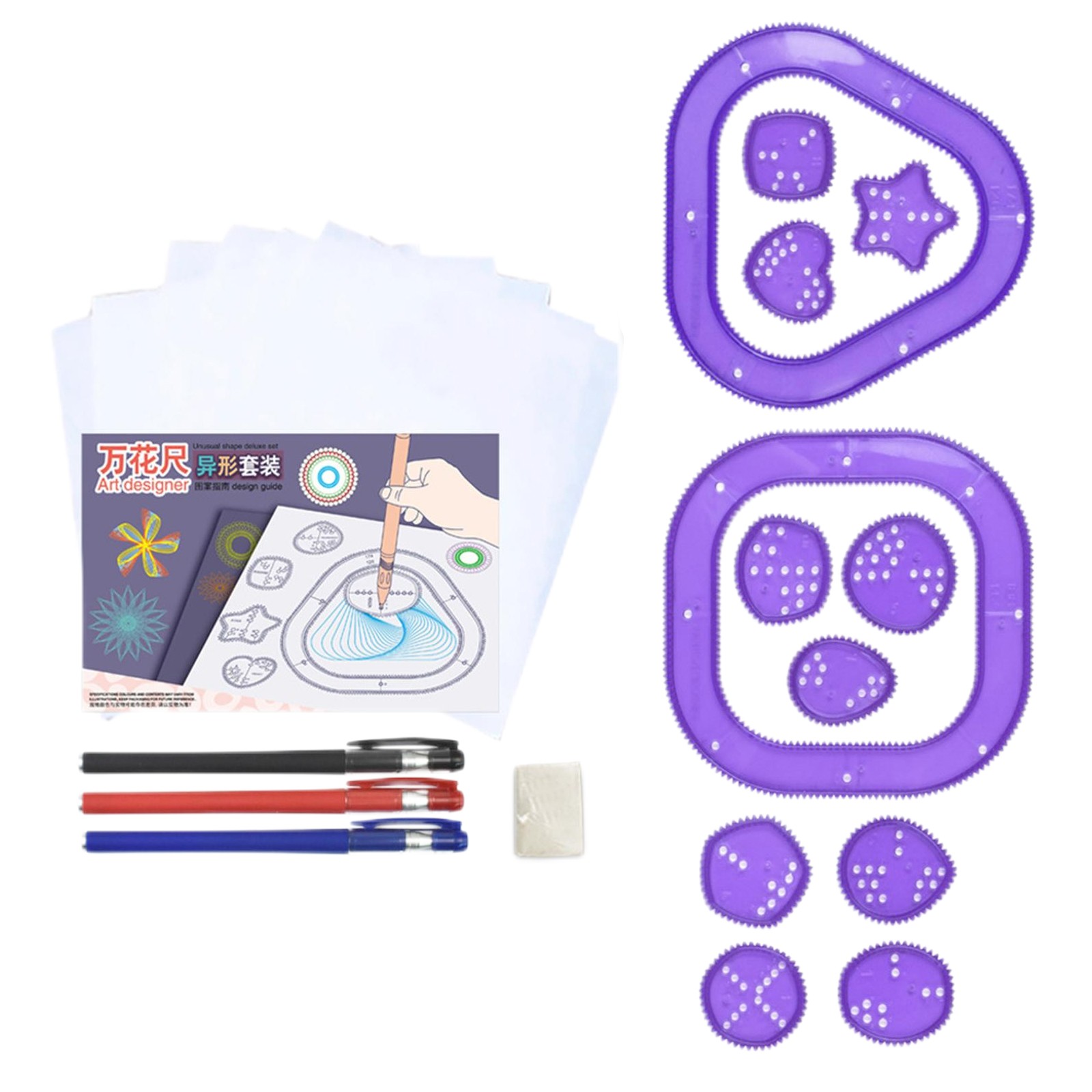 Kolorowy Zestaw Spirograph dla – Kids Education Drawing recenzja i cena