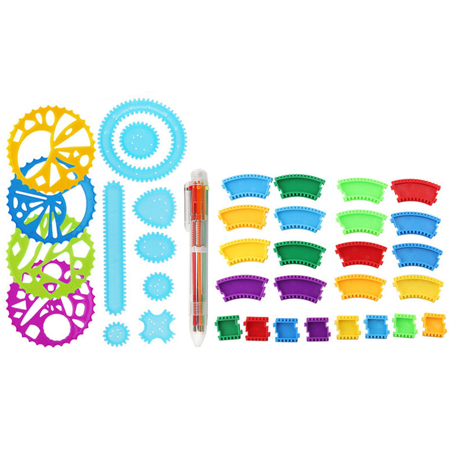 Kolorowy Zestaw Spirograph dla – Kids Education Drawing recenzja i cena