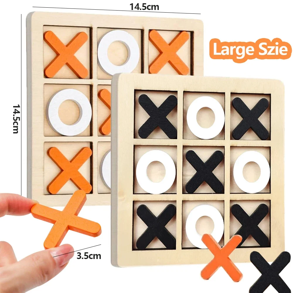 Drewniana gra XO Tic Tac Toe M – Kids Educational Box recenzja i cena