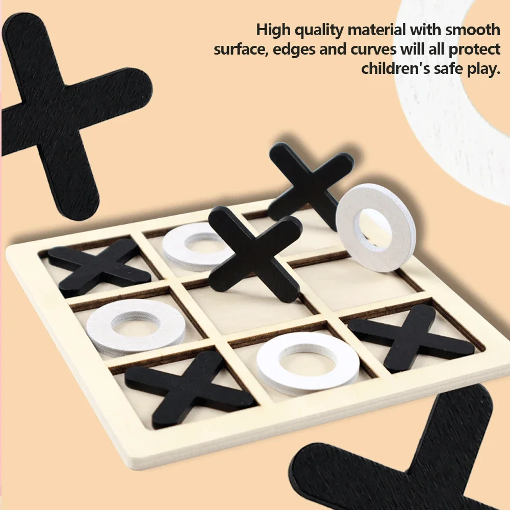 Drewniana gra XO Tic Tac Toe M – Kids Educational Box recenzja i cena