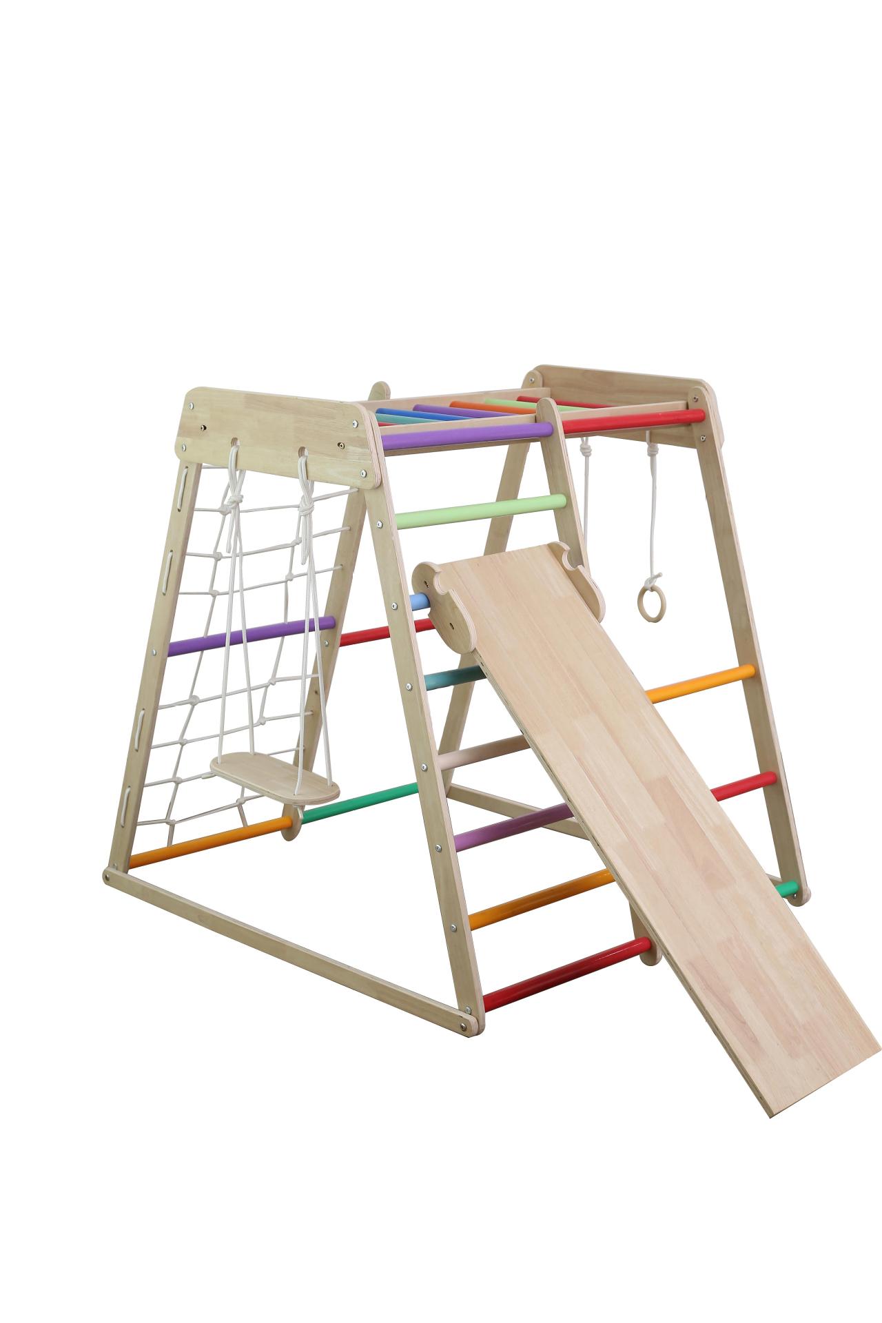 Drewniany zestaw do wspinaczki – Kids Education Park recenzja i cena