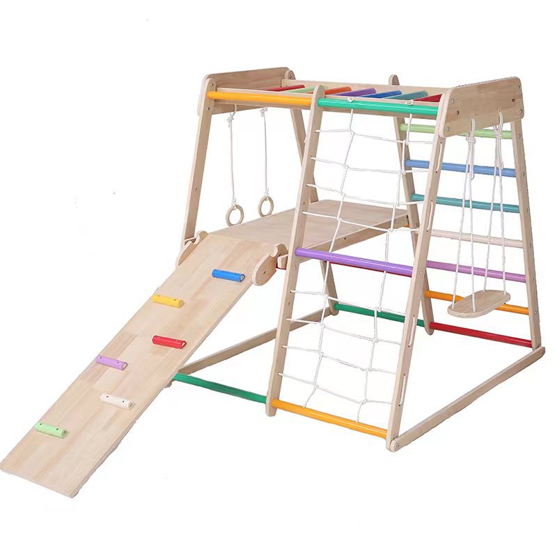 Drewniany zestaw do wspinaczki – Kids Education Park recenzja i cena
