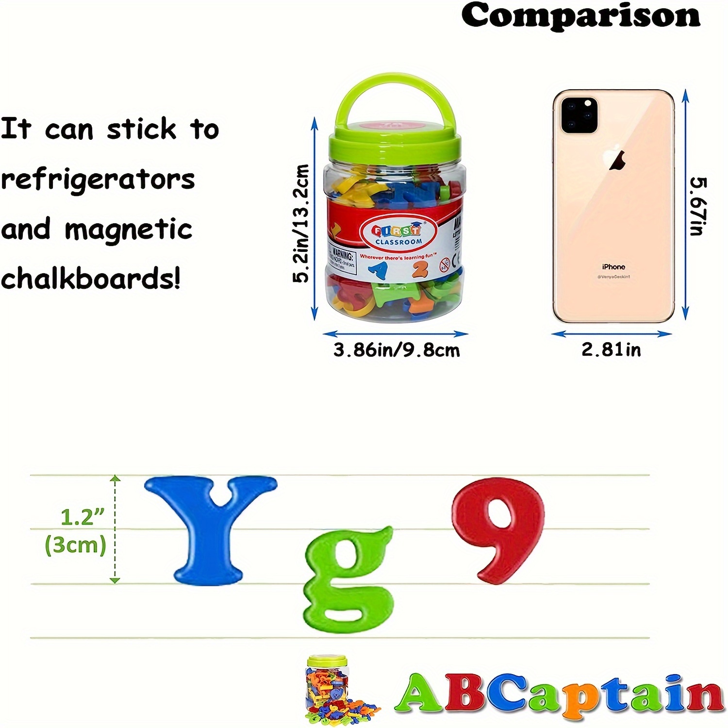 78 szt. Magnetyczne Litery Cyf – Kids Educational - Alphabet Numbers & More recenzja i cena