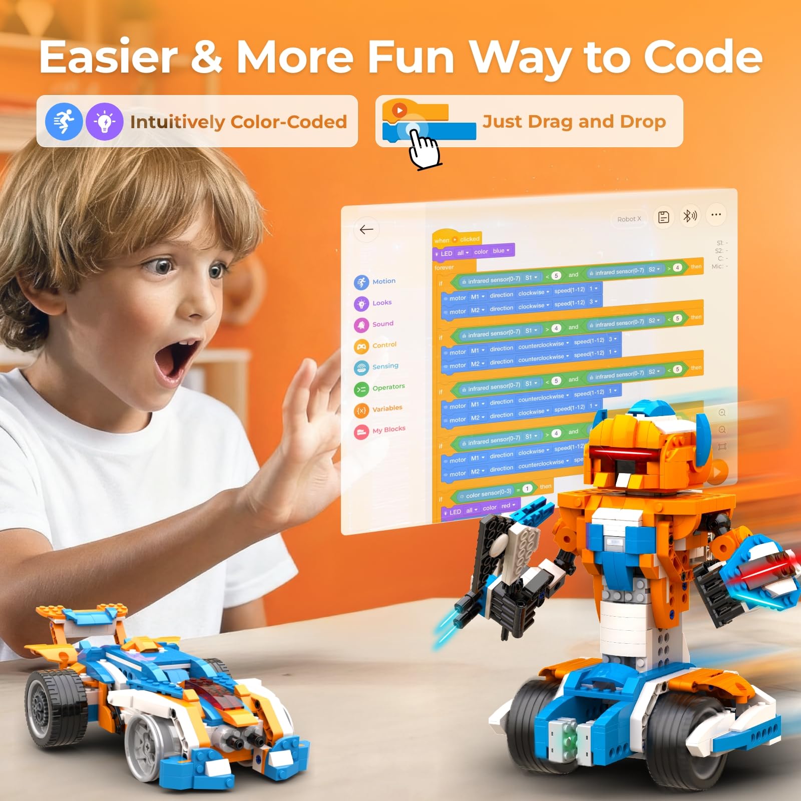 Zestaw do budowania robota Api – Kids Education Free App recenzja i cena