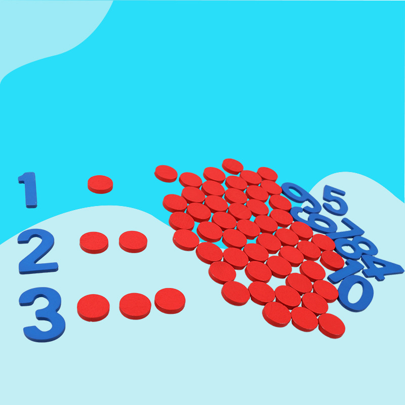 Drewniane karty poznawcze Mont – Kids Education Number recenzja i cena