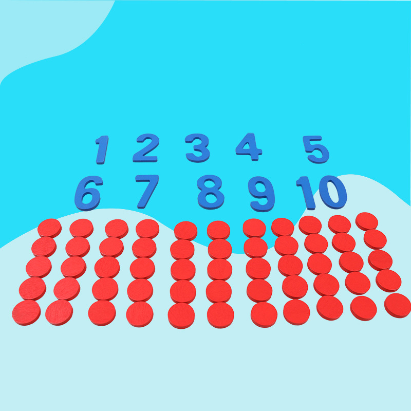 Drewniane karty poznawcze Mont – Kids Education Number recenzja i cena