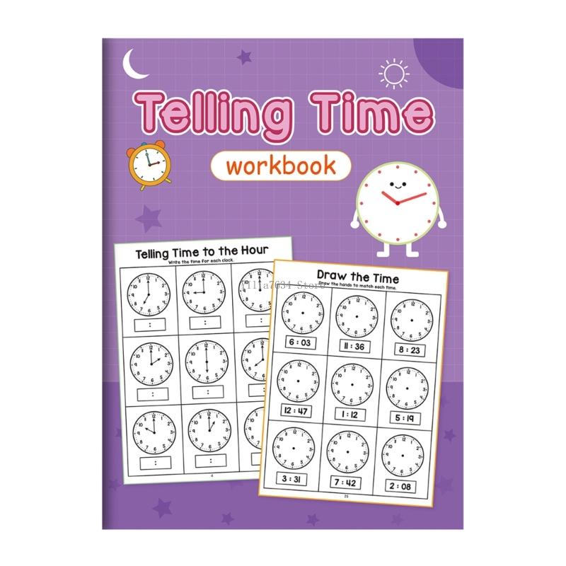 Zeszyt ćwiczeń do nauki czasu  – Learning Workbook Preschool recenzja i cena