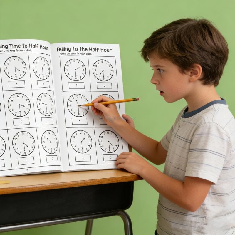 Zeszyt ćwiczeń do nauki czasu  – Learning Workbook Preschool recenzja i cena