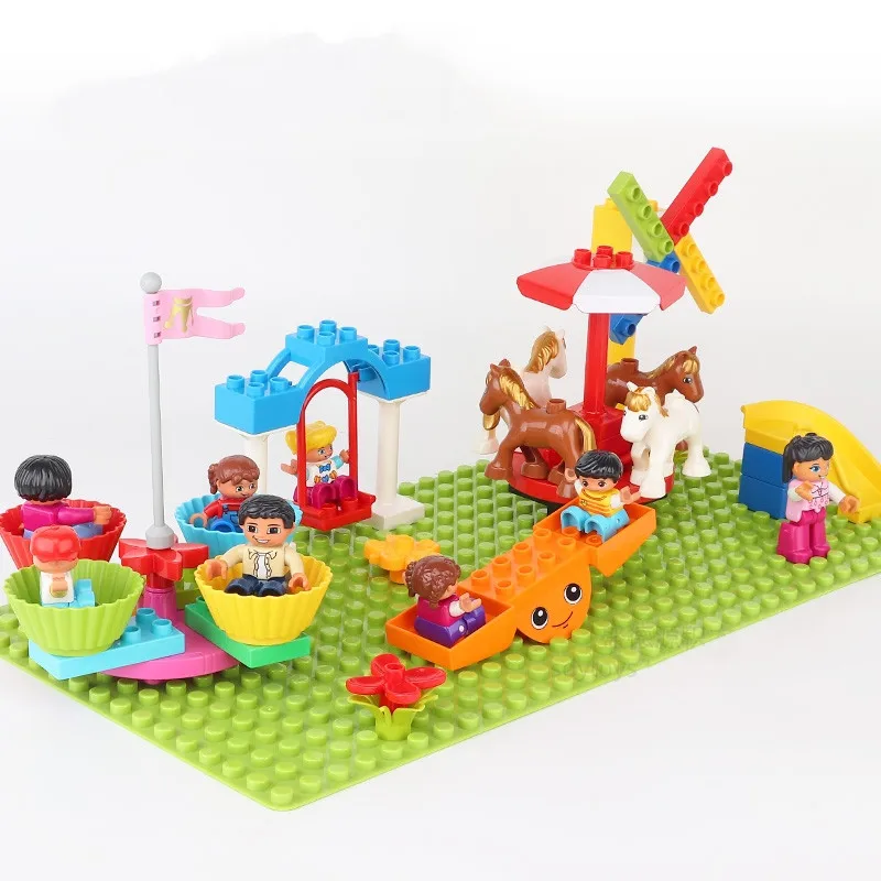 Duże klocki kompatybilne z huś – Kids Education Park recenzja i cena