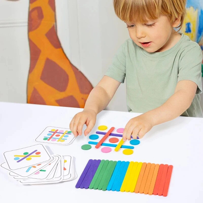 Dziecięca tęczowa łamigłówka m – Kids Educational Box recenzja i cena