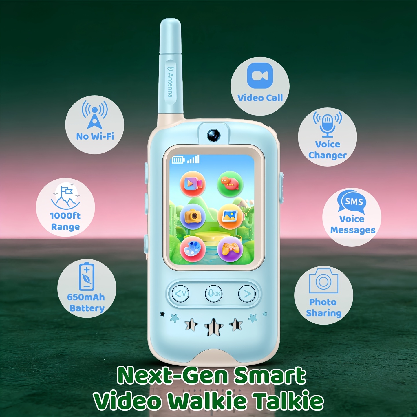 Zestaw Walkie Talkie z Wideo,  – Kids Education Video recenzja i cena