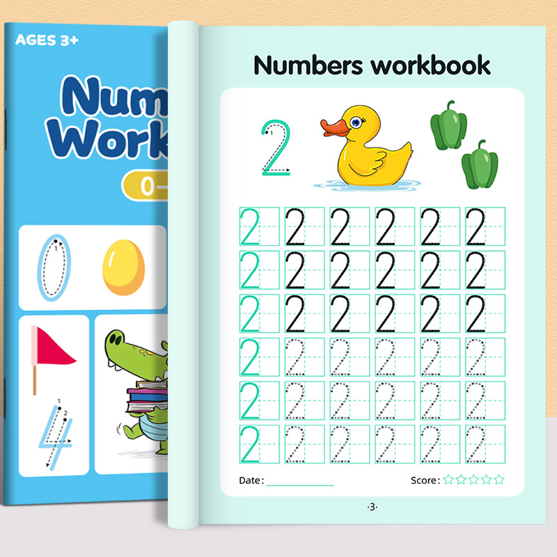 Zeszyt do nauki pisania cyfr 0 – Learning Workbook Preschool recenzja i cena