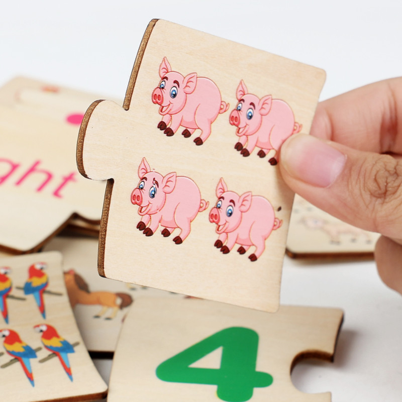 Drewniane puzzle dla dzieci z  – Kids Educational Box recenzja i cena