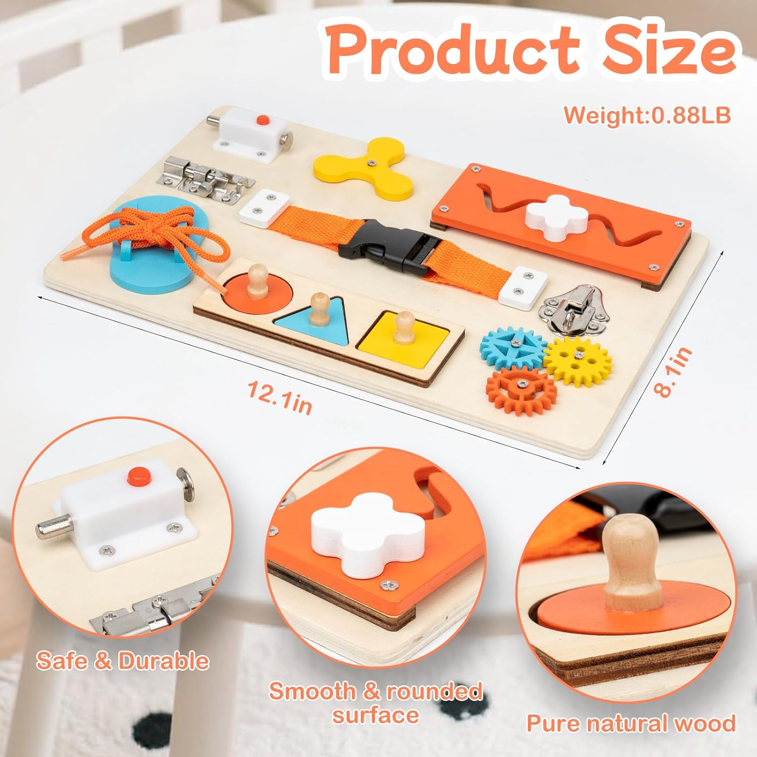 Tablica Manipulacyjna Montesso – Kids Educational Box recenzja i cena