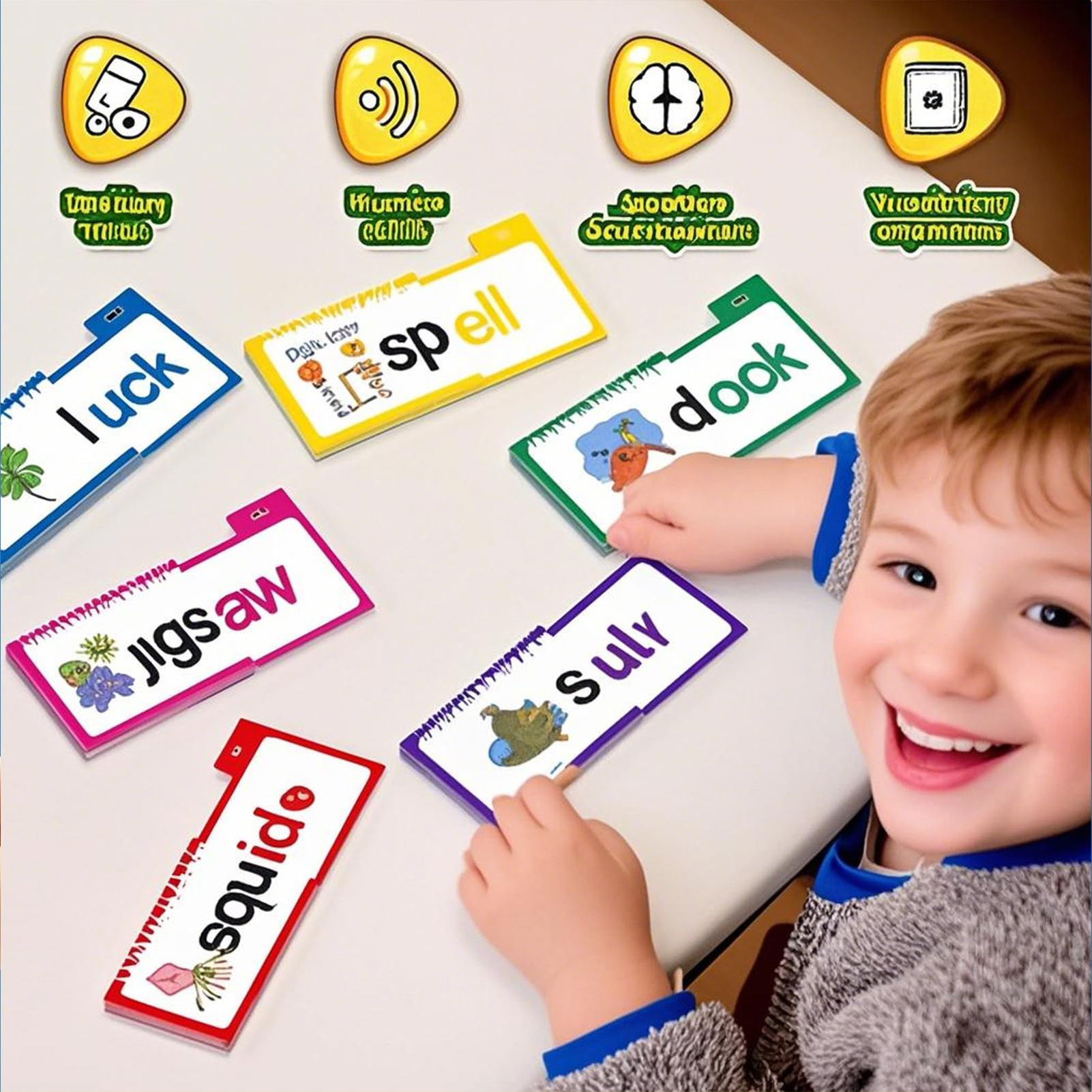 Laminowane karty edukacyjne Ph – Kids Education Rhymes recenzja i cena