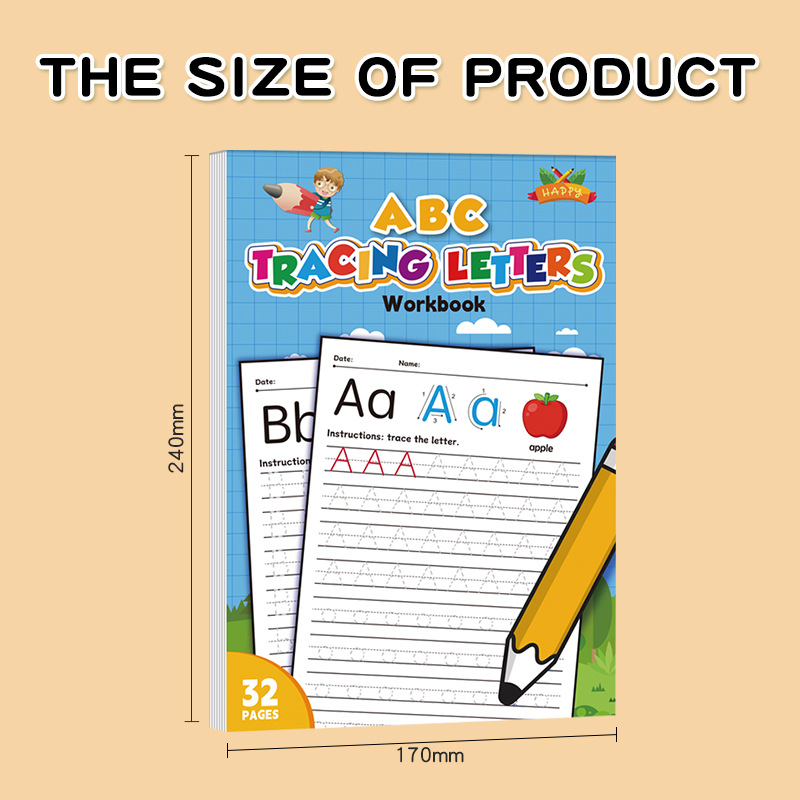 Zeszyt do nauki pisania liter  – Learning Workbook Preschool recenzja i cena