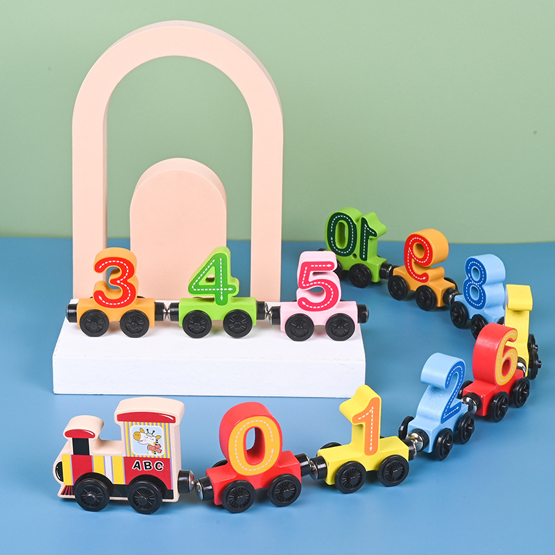 Drewniany pociąg Montessori wc – Kids Educational Box recenzja i cena